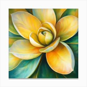 Yellow Flower Canvas Print