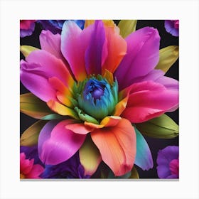 Colorful Flowers 33 Canvas Print