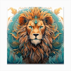 Lion Head 1 Canvas Print