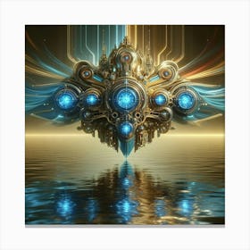 Futuristic Art 1 Canvas Print