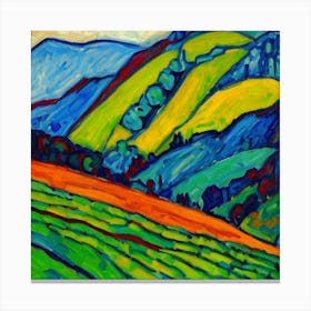 Green Valley Canvas Print