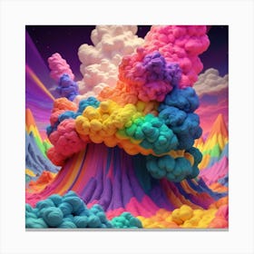 Psychedelic Painting 7 Canvas Print