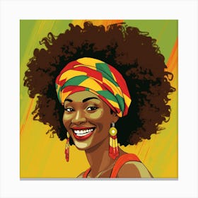 African Woman 1 Canvas Print