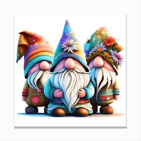 Hippy Gnomes Graphic 78876580 1 Canvas Print