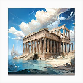 Parthenon Canvas Print