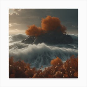 Stormy Sea 1 Canvas Print