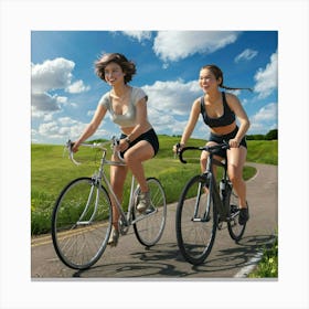 Bicycle Road Canvas Print