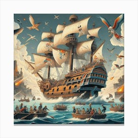 Pirate Ship Canvas Print