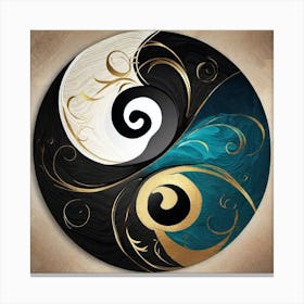 Yin Yang 22 Canvas Print