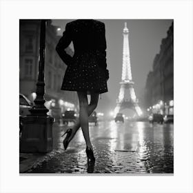 Paris At Night Canvas Print