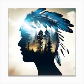 Native American Canvas Print