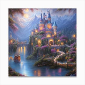 Cinderella'S Castle Canvas Print