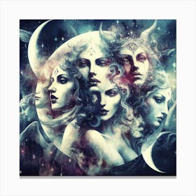 Shamanic Women Canvas Print