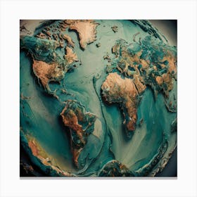 World Map 22 Canvas Print