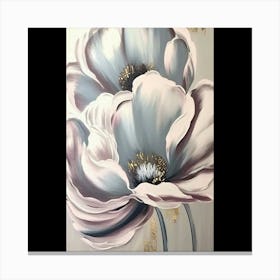 Blue And White Flowers Canvas Print