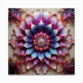 Flower Wall Art Canvas Print