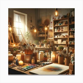 Studio Canvas Print