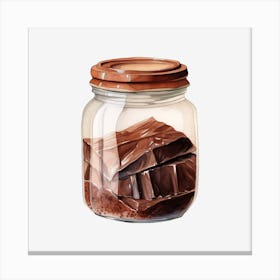 Chocolate Jar 3 Canvas Print