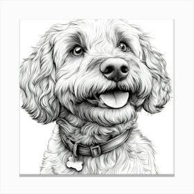 Labradoodle 1 Canvas Print