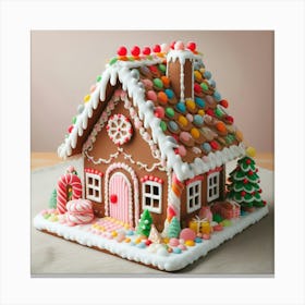 Gingerbread House Canvas Print