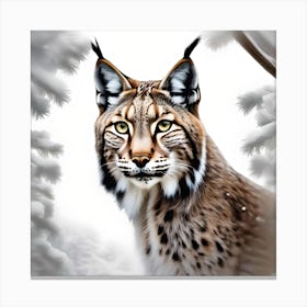 WINTER LYNX Canvas Print