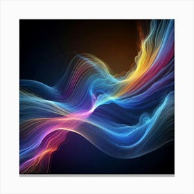 Abstract Wave - Abstract Stock Videos & Royalty-Free Footage Canvas Print