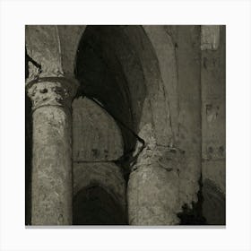 Church With Pillars Canvas Print