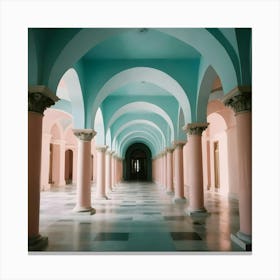 Hallway - Hallway Stock Videos & Royalty-Free Footage 9 Canvas Print