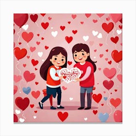 Valentine'S Day 2 Canvas Print