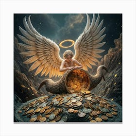 Angel Of Money1 Canvas Print