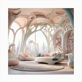 Fairytale Bedroom 1 Canvas Print