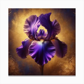 Purple Iris Canvas Print