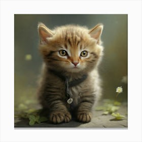 Little Kitten Canvas Print