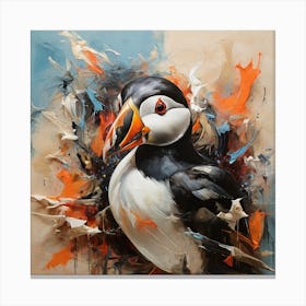 Bird Puffin 4 Canvas Print