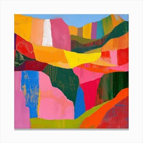 Abstract Travel Collection Bolivia 2 Canvas Print
