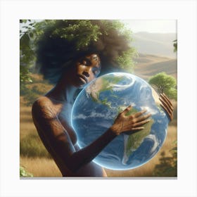 Earth Queen Canvas Print