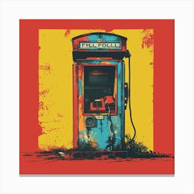 Gas Station Canvas Print