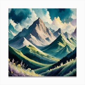 Mountain Landscape Canvas Print