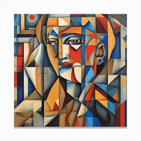 Abstract Portrait Of A Woman Canvas Print