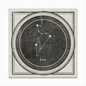 Zodiac Leo Canvas Print