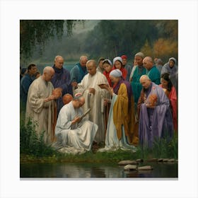 'The Ordination Ceremony' Canvas Print