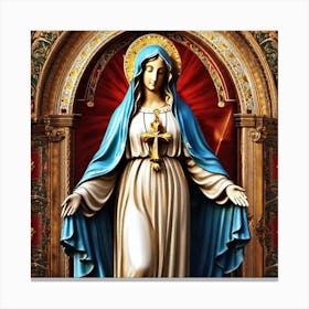 Virgin Mary 2 Canvas Print
