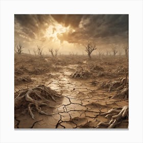 Dry Land 18 Canvas Print