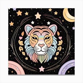 Zodiac Tiger 1 Canvas Print