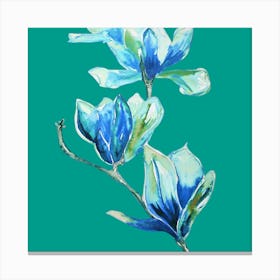 Green Blossom Canvas Print