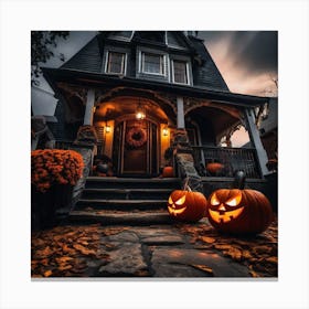 Haunted House 11 Canvas Print