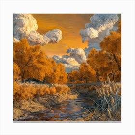 Autumn Sky Canvas Print