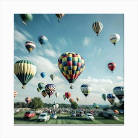 Hot Air Balloons Canvas Print