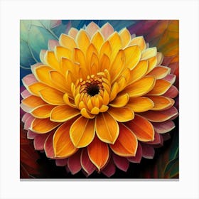 Dahlia 3 Canvas Print