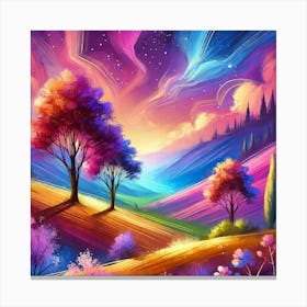 Landscape Painting 263 Canvas Print